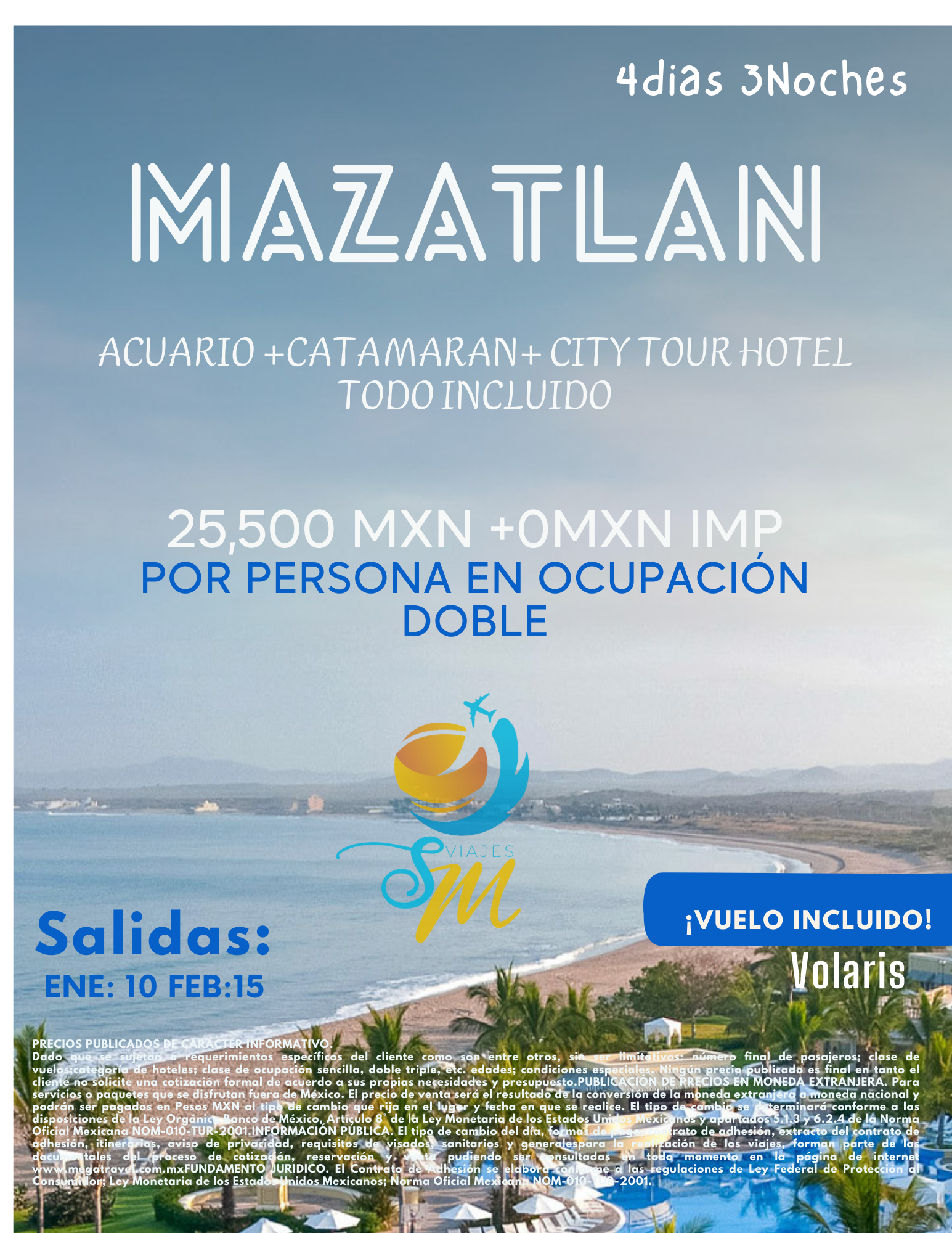 Póster Mazatlán Todo Incluido