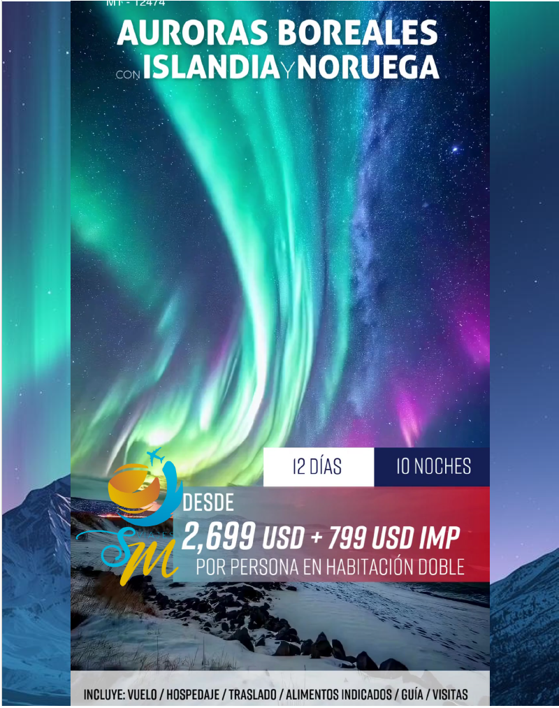 Auroras Boreales en Islandia